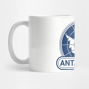 Antarctica Country Badge - Antarctica Flag Mug